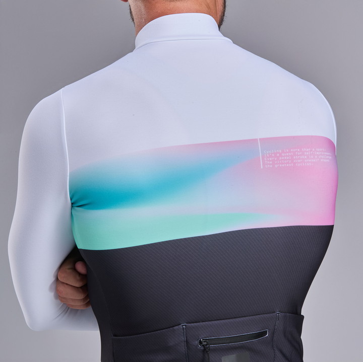 MAILLOT MANCHES LONGUES EKOI PERF GRADIENT NOIR