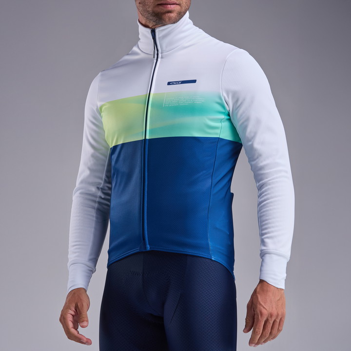 VESTE THERMIQUE EKOI PERF GRADIENT MARINE