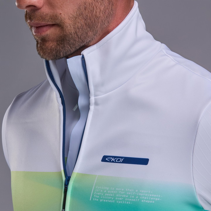 VESTE THERMIQUE EKOI PERF GRADIENT MARINE