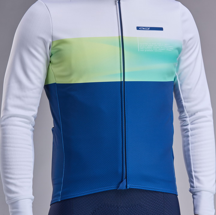 VESTE THERMIQUE EKOI PERF GRADIENT MARINE
