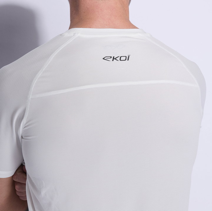 CYKELTRØJE EKOI RUN DRY FAST HVID