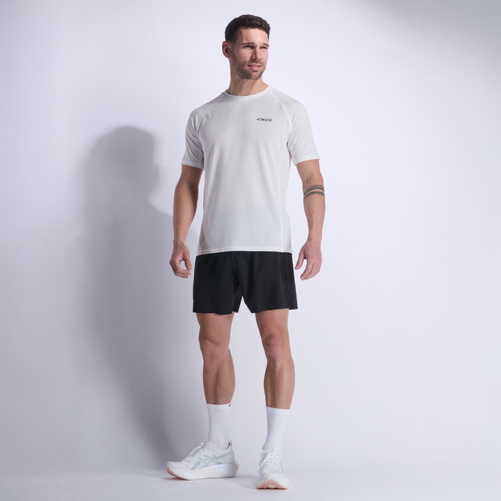 CYKELTRØJE EKOI RUN DRY FAST HVID