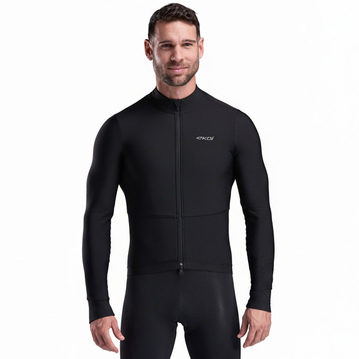 MAILLOT MANCHES LONGUES EKOI RACING PRIMALOFT NOIR