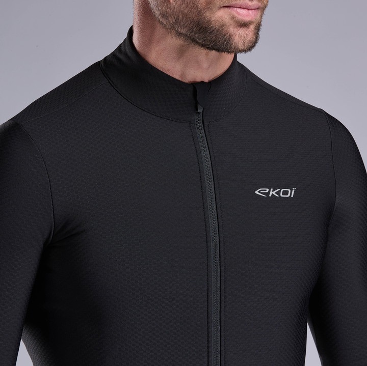 MAILLOT MANCHES LONGUES EKOI RACING PRIMALOFT NOIR
