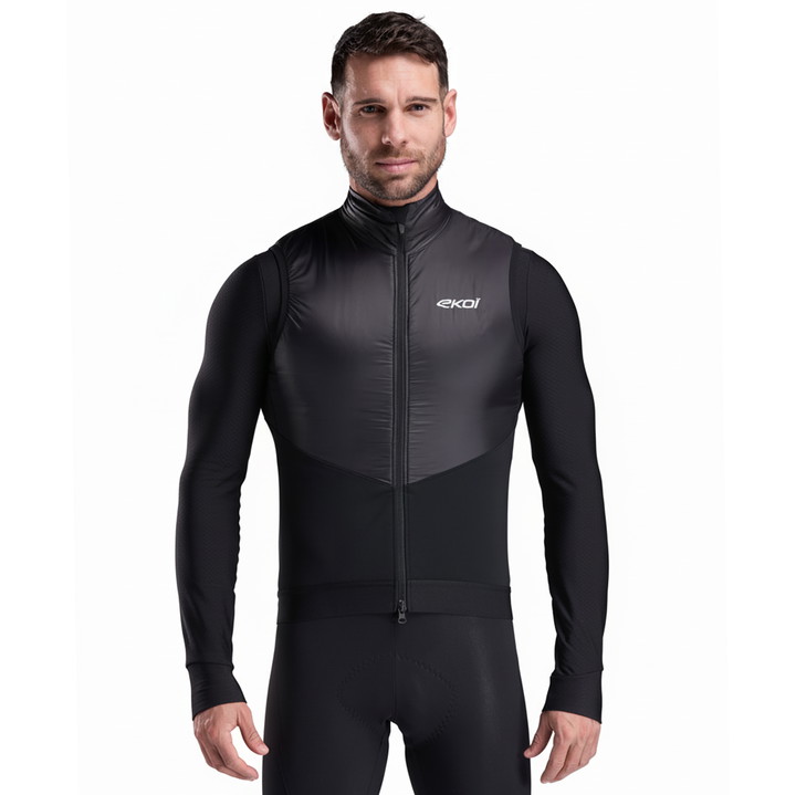 GILET THERMIQUE EKOI RACING PRIMALOFT NOIR