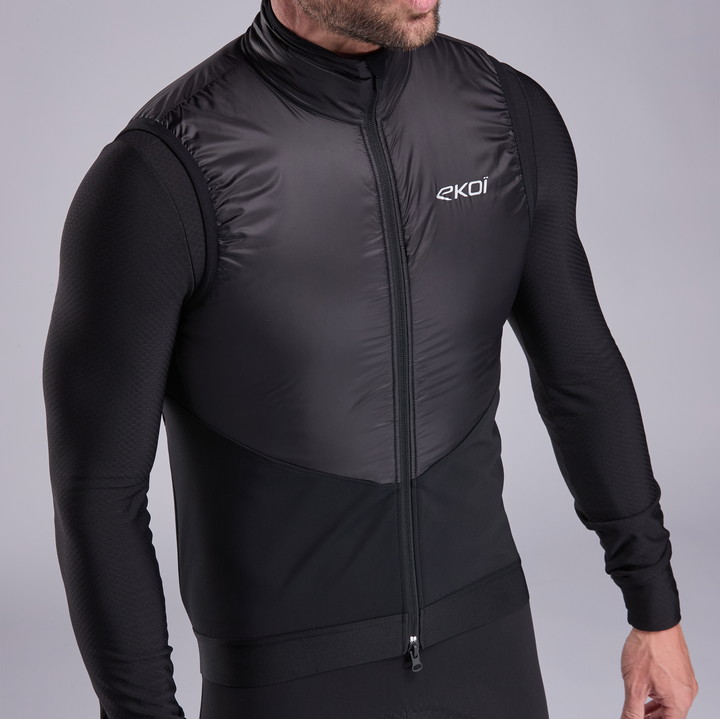 GILET THERMIQUE EKOI RACING PRIMALOFT NOIR