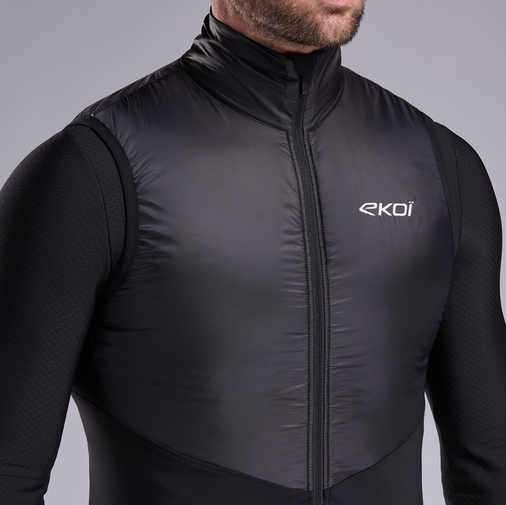 GILET THERMIQUE EKOI RACING PRIMALOFT NOIR