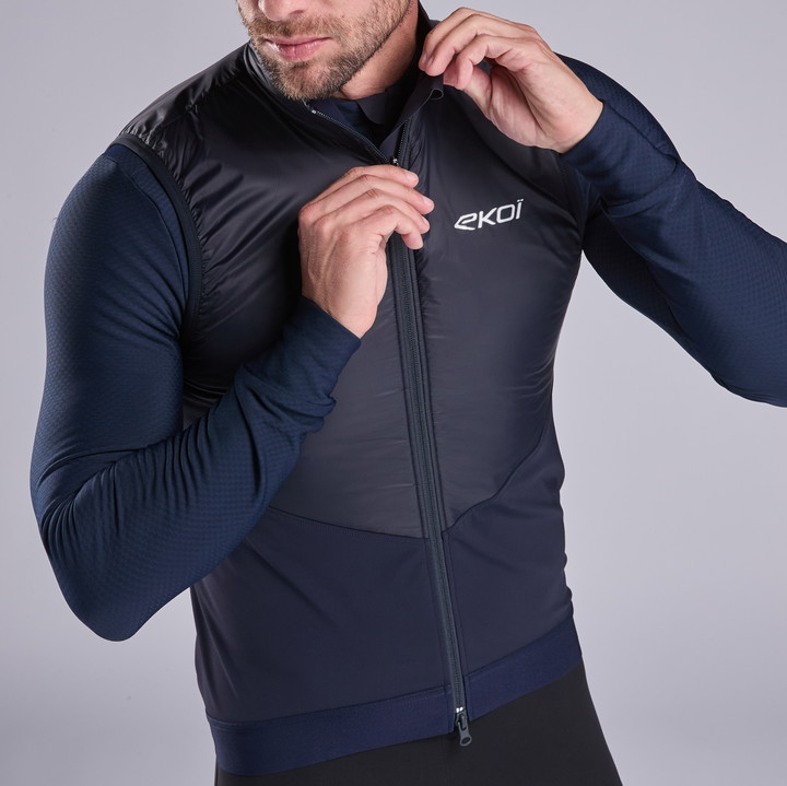 GILET THERMIQUE EKOI RACING PRIMALOFT MARINE