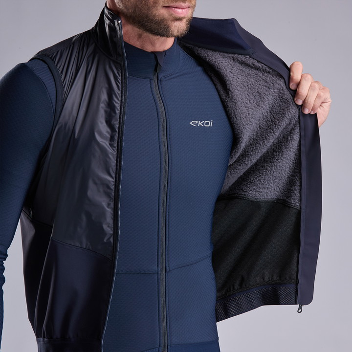 GILET THERMIQUE EKOI RACING PRIMALOFT MARINE