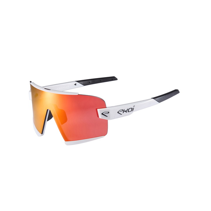 lunettes EKOI OTTIMO S25 blanche revo rouge cat 3 