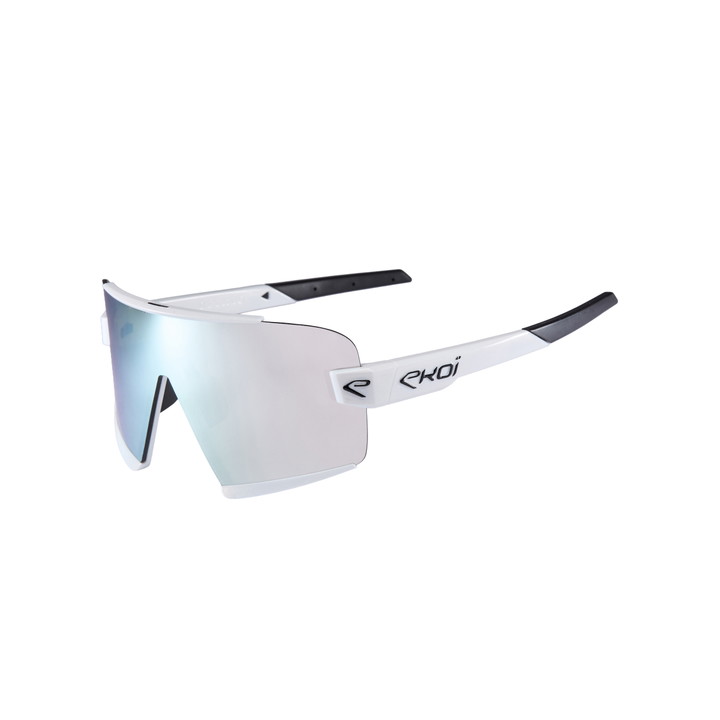 lunettes EKOI OTTIMO S25 blanche revo bleu cat 3