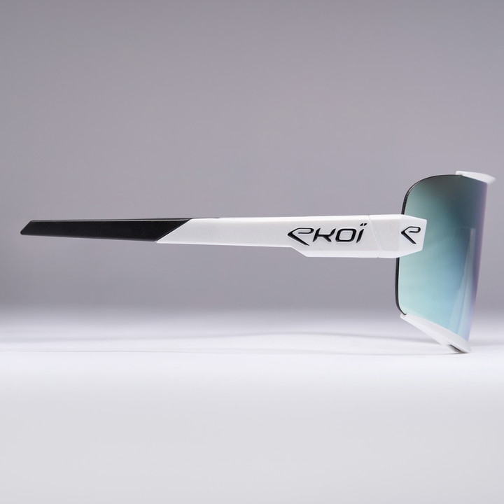 lunettes EKOI OTTIMO S25 blanche revo bleu cat 3