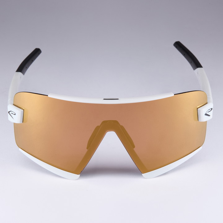 Lunettes EKOI Racing OTTIMO Blanche Revo gold Cat3 