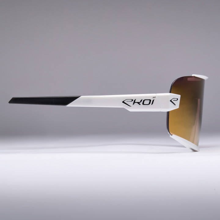 lunettes EKOI OTTIMO S25 blanche revo gold cat 3