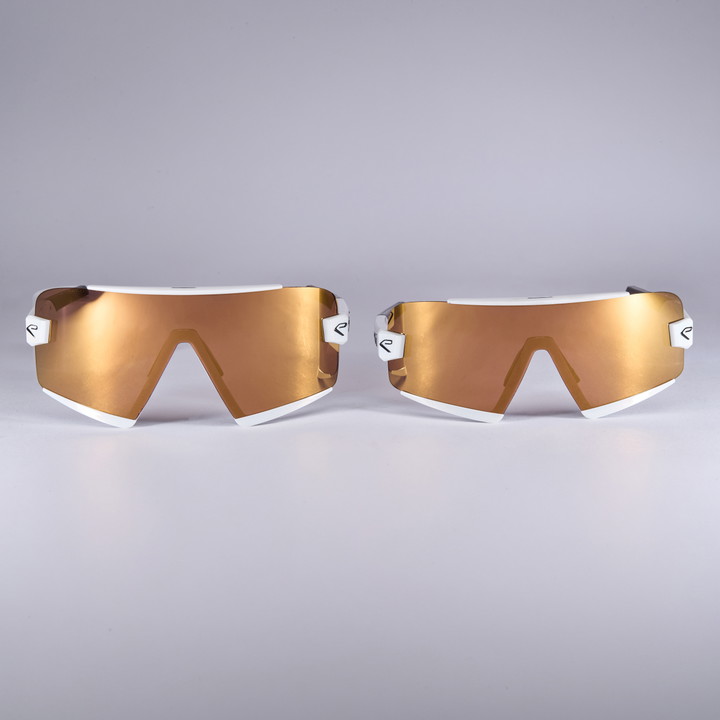 lunettes EKOI OTTIMO S25 blanche revo gold cat 3