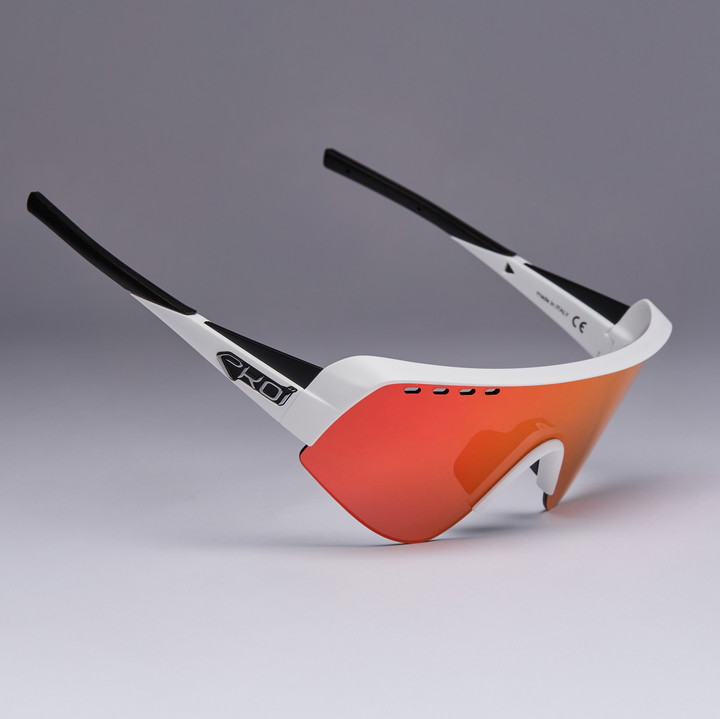 lunettes EKOI TWENTY S25 blanche revo rouge cat 3 