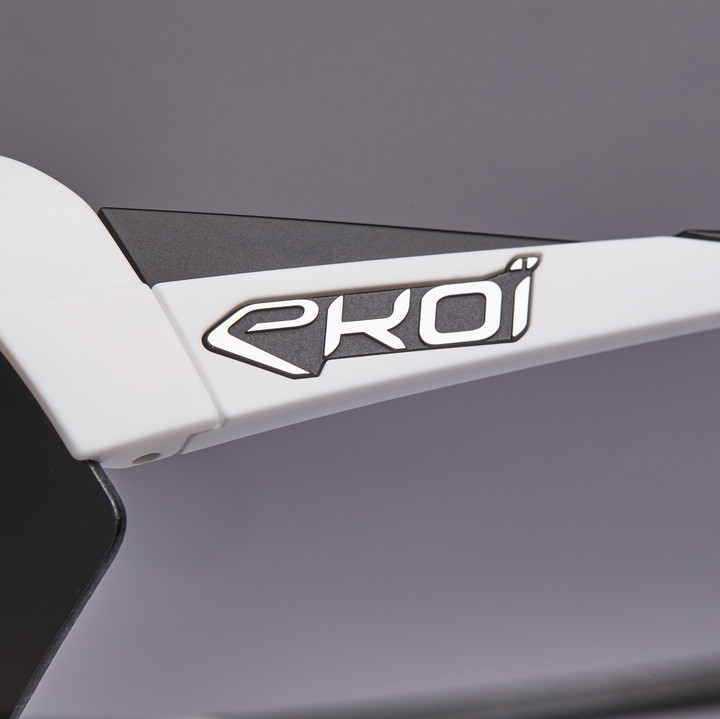 lunettes EKOI TWENTY S25 blanche revo rouge cat 3 
