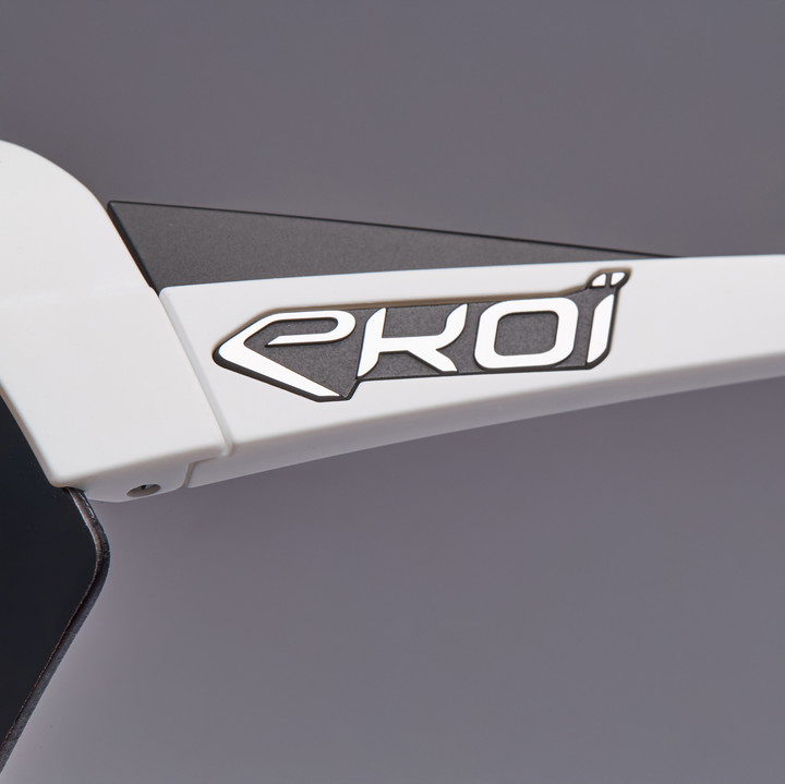 EKOI Racing TWENTY Radbrille Weiß REVO Blau Kat. 3