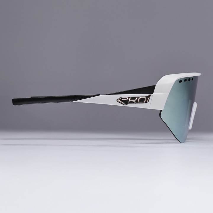 EKOI Racing TWENTY wielerbril wit REVO blauw Cat3