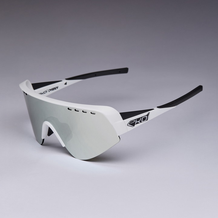 EKOI Racing TWENTY wielerbril wit REVO blauw Cat3