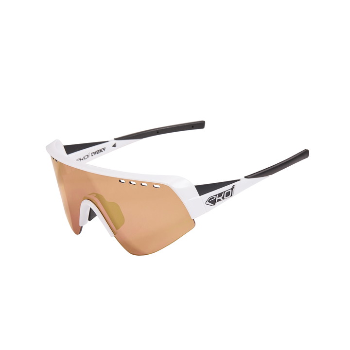 lunettes EKOI TWENTY S25 blanche revo gold cat 3