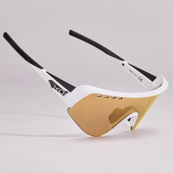 lunettes EKOI TWENTY S25 blanche revo gold cat 3