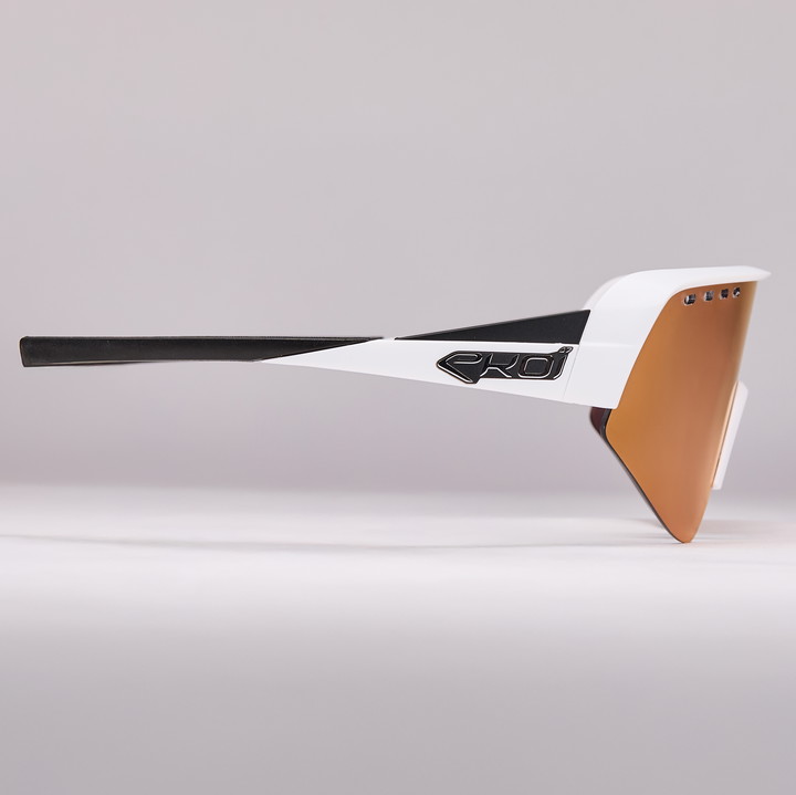 Lunettes EKOI Racing TWENTY Blanches REVO Gold Cat3