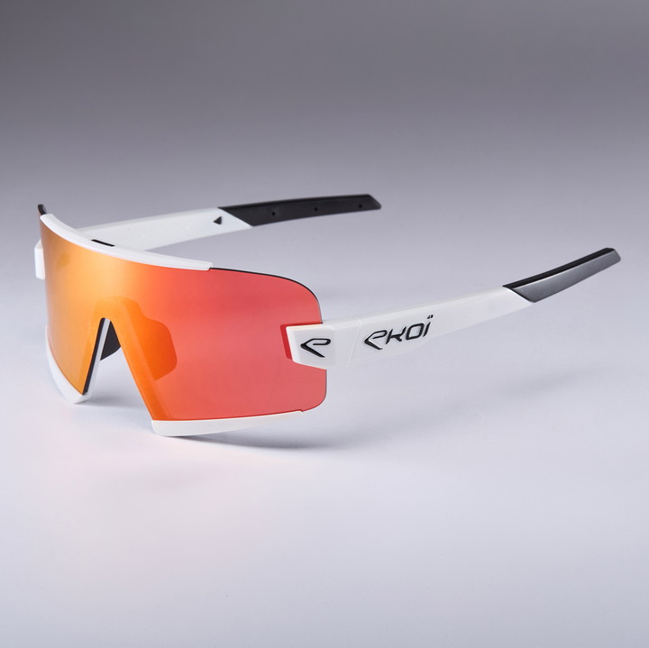 lunettes EKOI OTTIMO S - S25 blanche revo rouge cat 3 