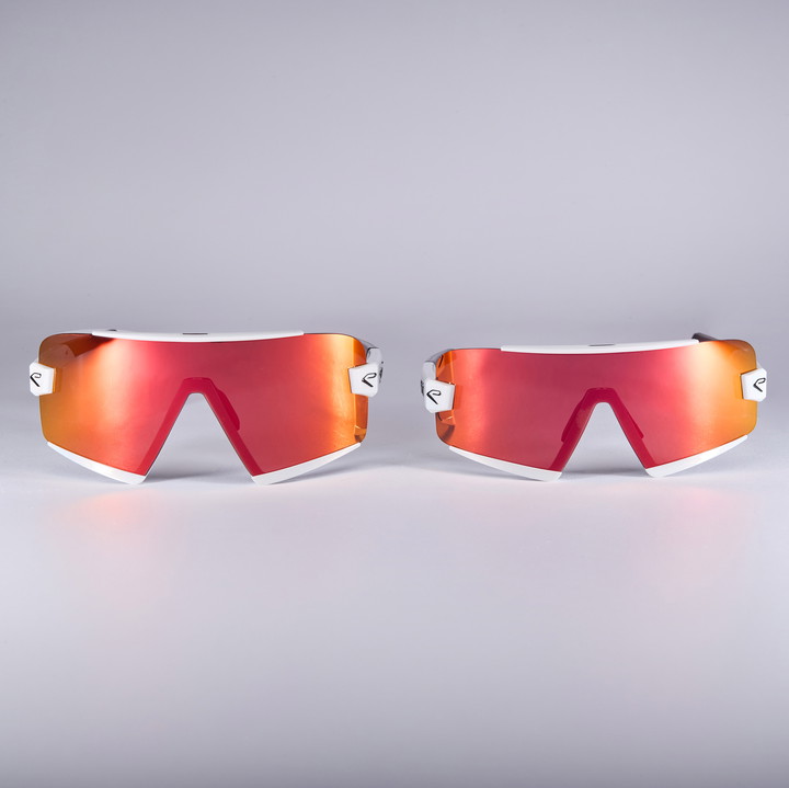 lunettes EKOI OTTIMO S - S25 blanche revo rouge cat 3 