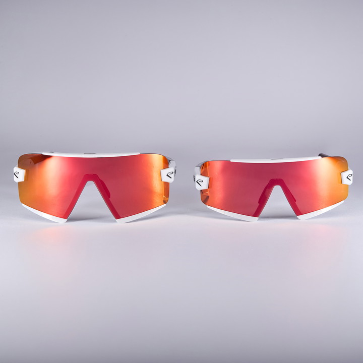 lunettes EKOI OTTIMO S - S25 blanche revo rouge cat 3 