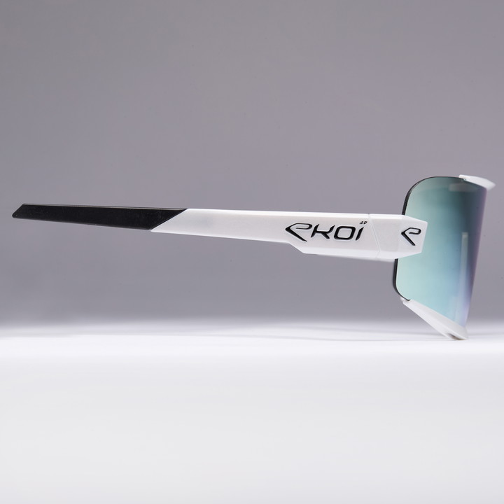 lunettes EKOI OTTIMO S - S25 blanche revo bleu cat 3