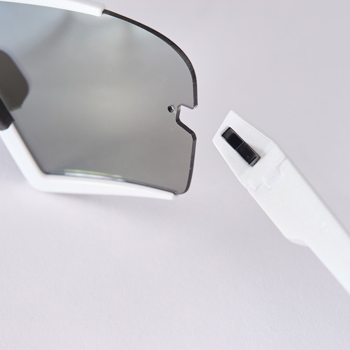 lunettes EKOI OTTIMO S - S25 blanche revo bleu cat 3