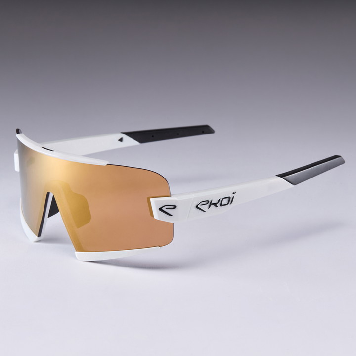 lunettes EKOI OTTIMO S - S25 blanche revo gold cat 3