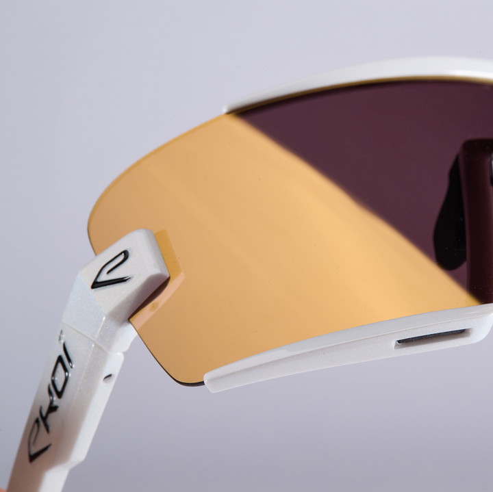 lunettes EKOI OTTIMO S - S25 blanche revo gold cat 3