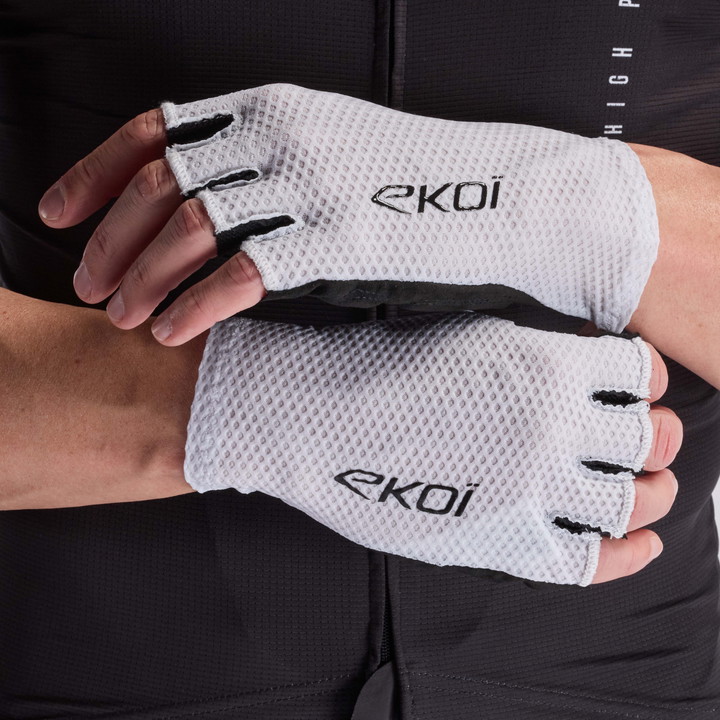 GANTS VELO ROUTE PERF ESTATE BLANC