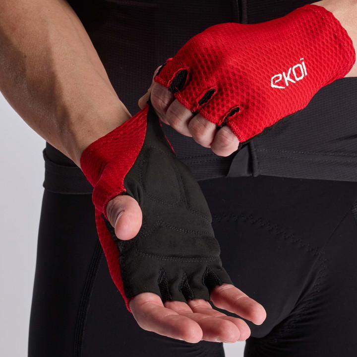 GANTS VELO ROUTE PERF ESTATE ROUGE