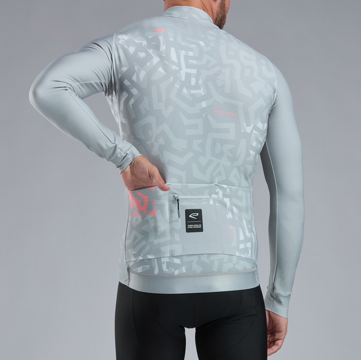 Long-Sleeve Jersey EKOI Perf GRAFFITI Grey