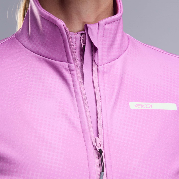 VESTE THERMIQUE FEMME EKOI PERF TIE & DYE MAUVE