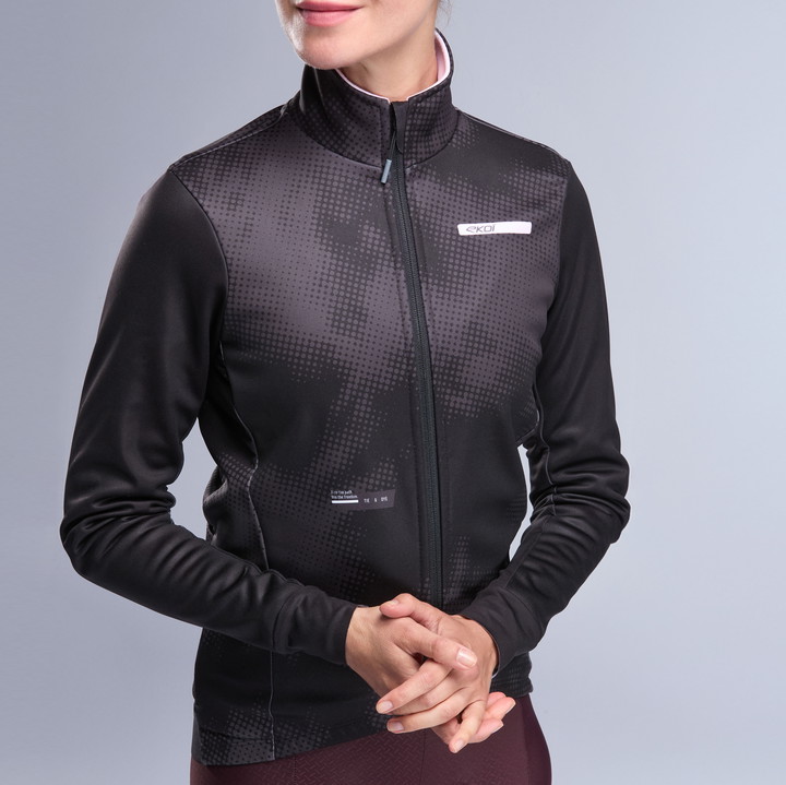 VESTE THERMIQUE FEMME EKOI PERF TIE & DYE NOIR
