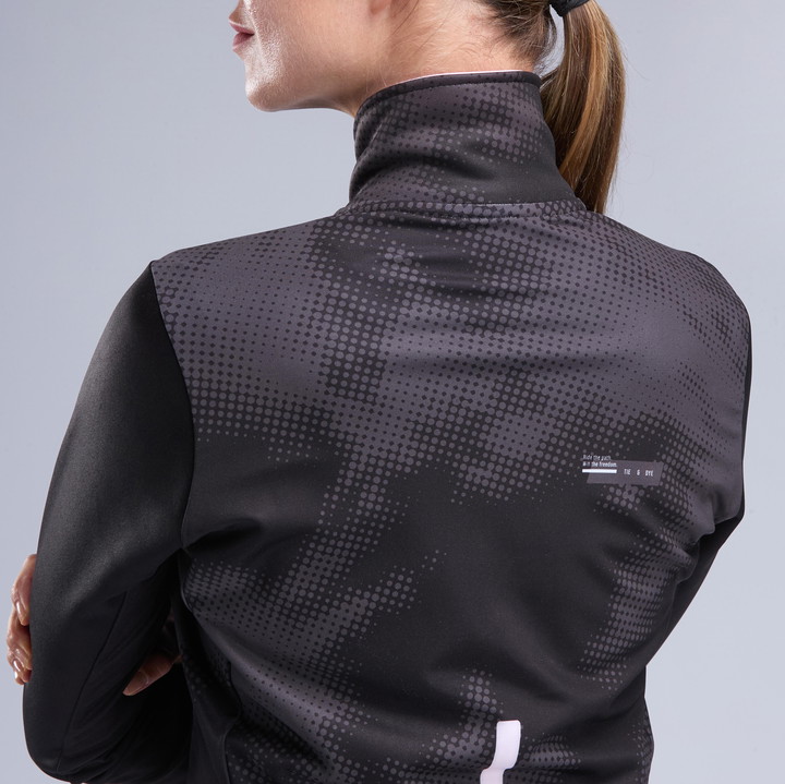 VESTE THERMIQUE FEMME EKOI PERF TIE & DYE NOIR