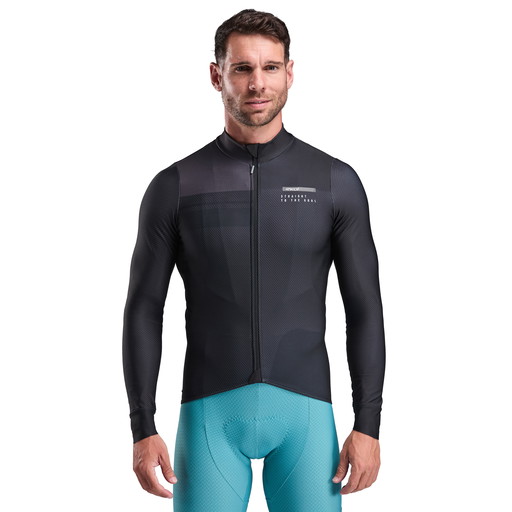 Langarmtrikot EKOI Perf SHADES Schwarz