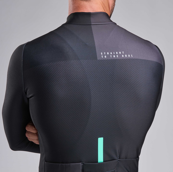 Fietsshirt Lange mouwen EKOI Perf SHADES Zwart