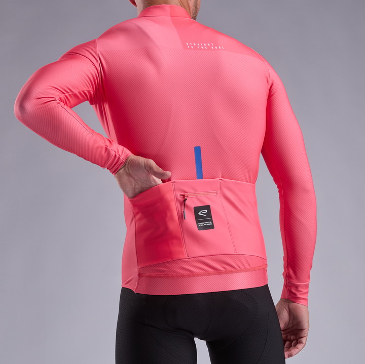 Langarmtrikot EKOI Perf SHADES Koralle