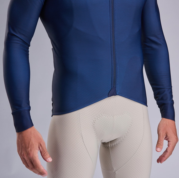 Wielershirt Lange mouwen EKOI Perf SHADES Marine