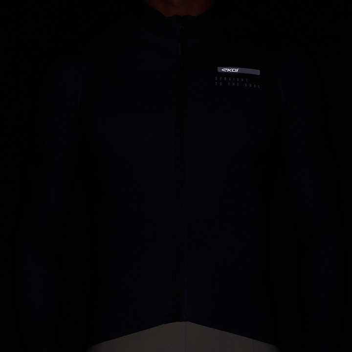 MAILLOT MANCHES LONGUES EKOI PERF MONOCHROME MARINE