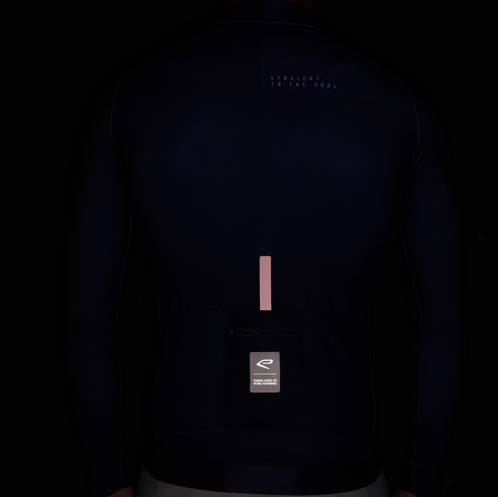 Wielershirt Lange mouwen EKOI Perf SHADES Marine