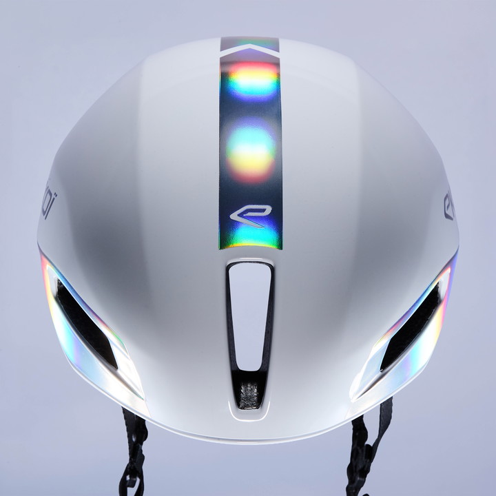 Aero-Helm EKOI Racing R-AERO Weiß Holographic