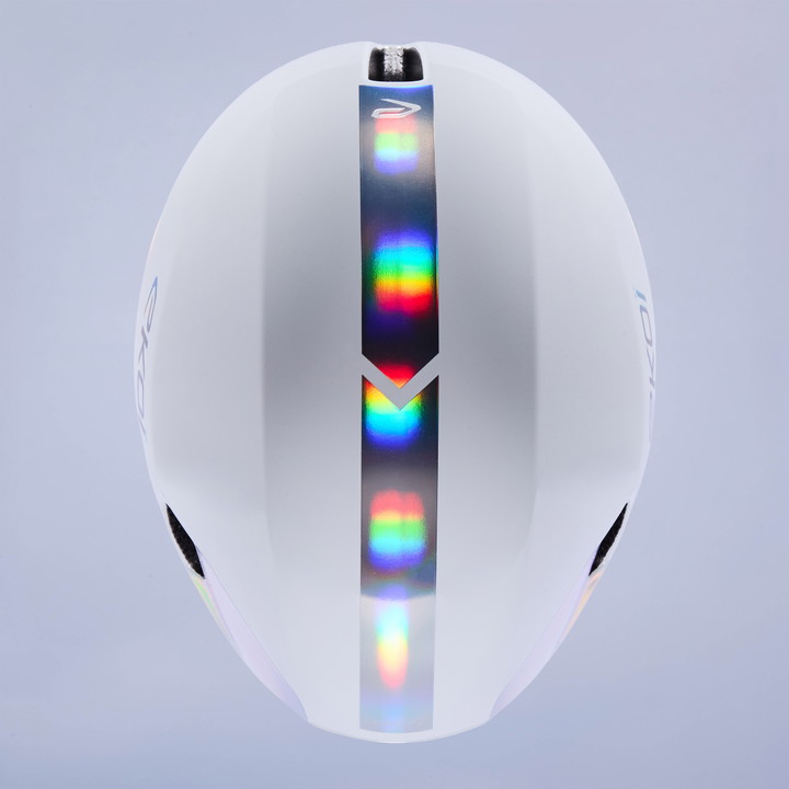 casque EKOI R AERO blanc holographic