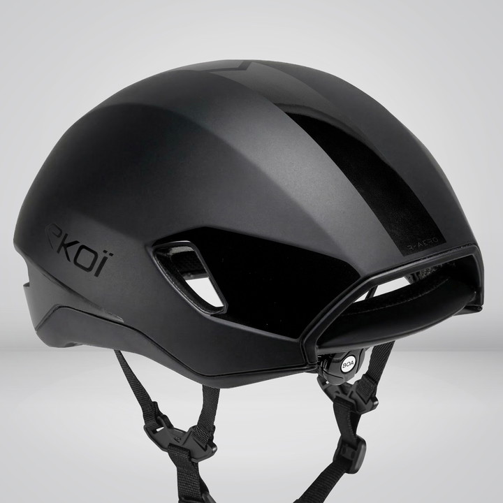 EKOI Racing R-AERO Helm Mattschwarz