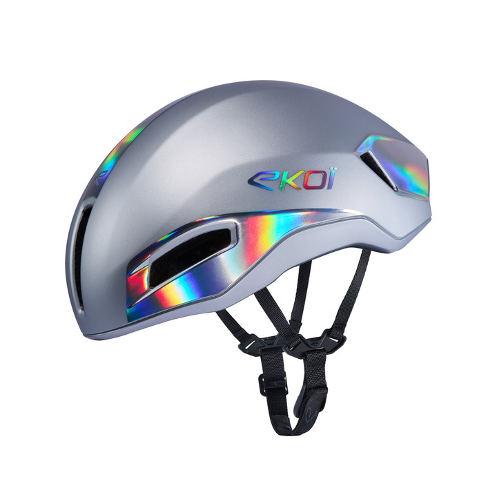 Hjälm EKOI Racing R-AERO Matt silver